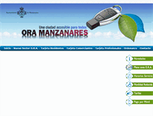 Tablet Screenshot of manzanareszonaazul.com